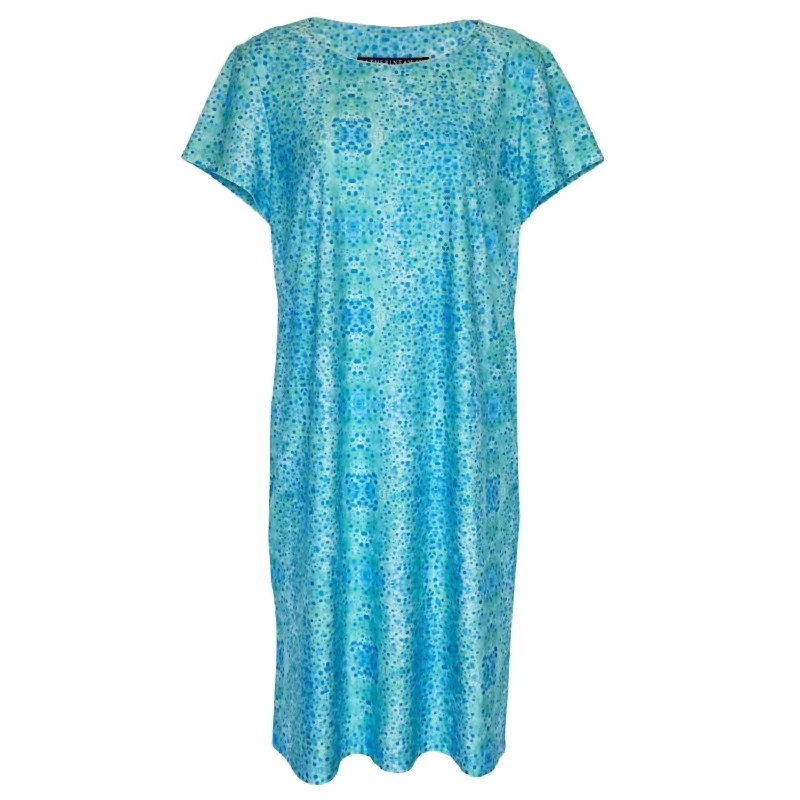 Women's Key West Dress In Effervesence Aqua