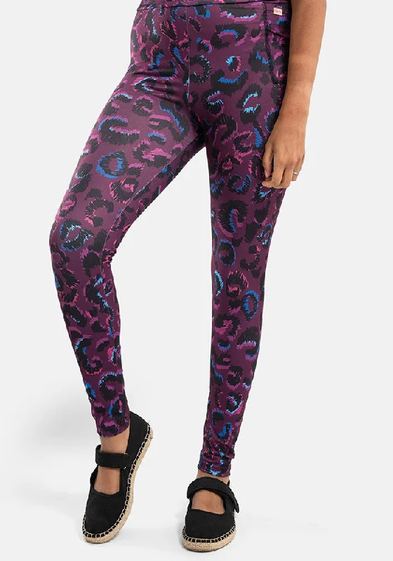 Rene Scribble Animal Print Popsy Leggings