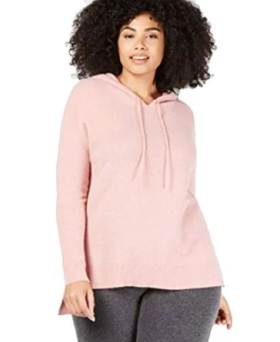 Plus Size Pure Cashmere Thermal Hoodie