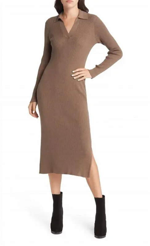 Luciana Dress In Latte