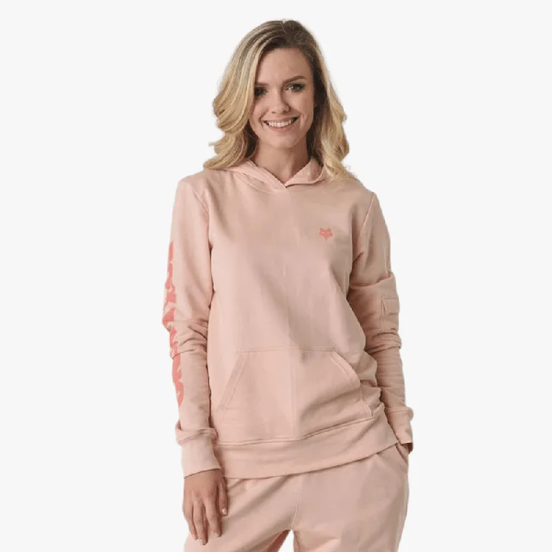 Fox Womens Racing Pullover Hoody Creamy Pink