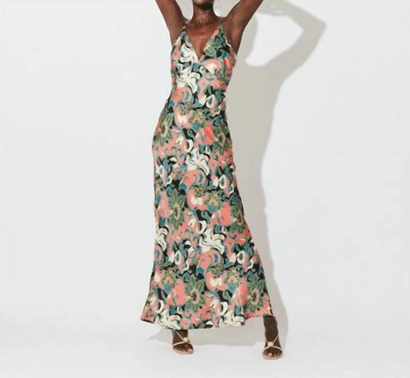 Cadence Ankle Dress In Gypsy Bloom