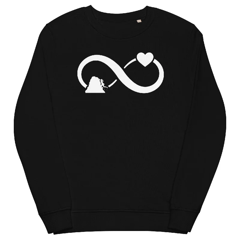 Infinity Heart and Climbing 1 - Unisex Premium Organic Sweatshirt