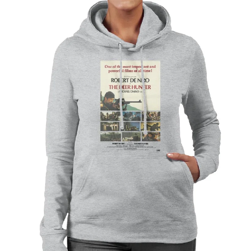 The Deer Hunter Cinematic Montage Poster Women's Hooded Sweatshirt