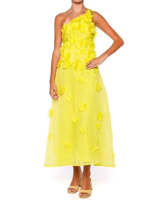 Whitley Dress In Lime