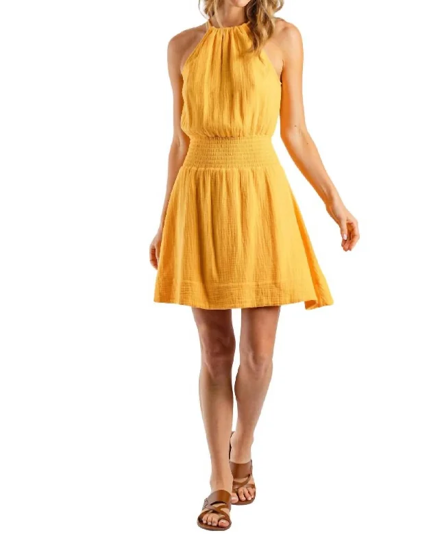 Kelsey Dress In Marigold