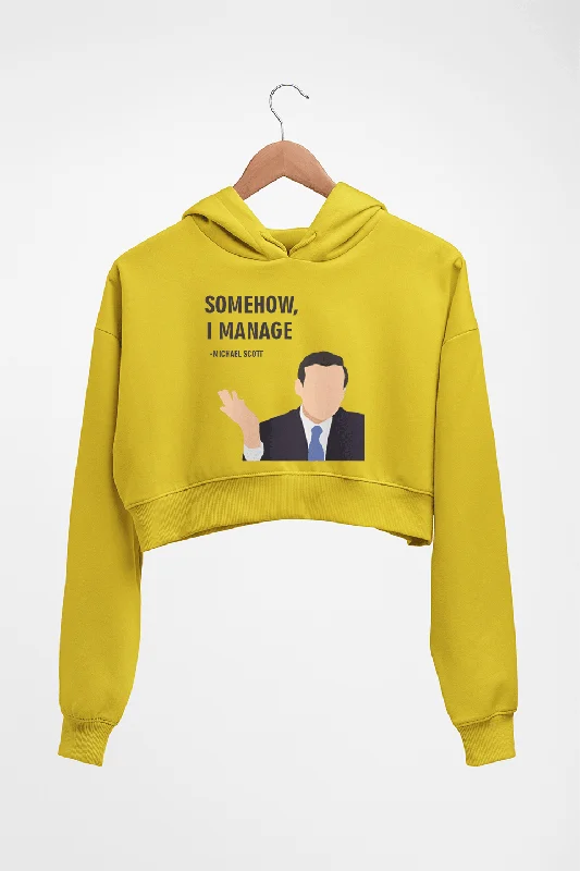 Michael Scott Crop HOODIE FOR WOMEN