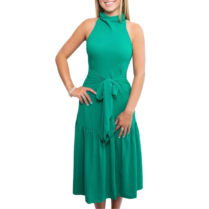 Bowden Dress In Dark Green