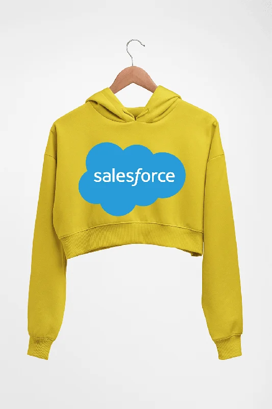 Salesforce Crop HOODIE FOR WOMEN