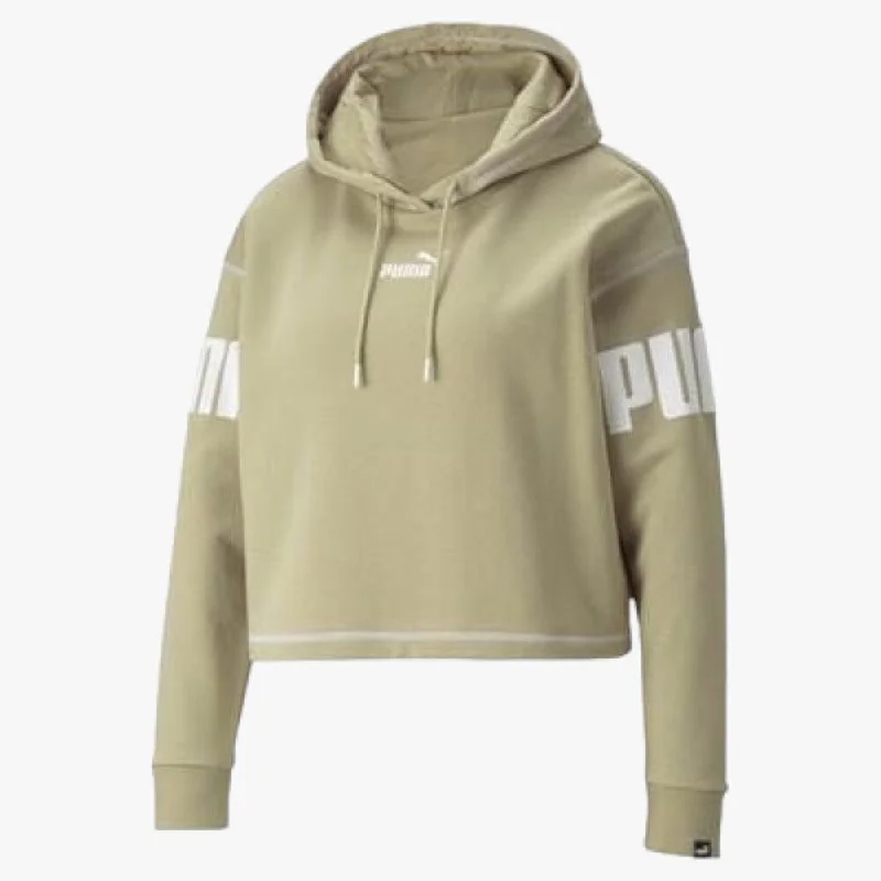 Puma Womens  Power Tr Hoodie Spray Green