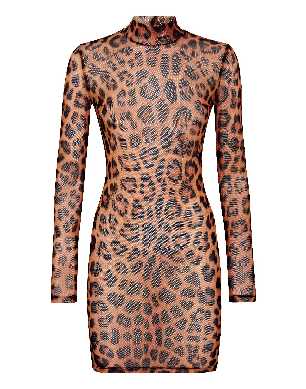 Short Dress  Leopard