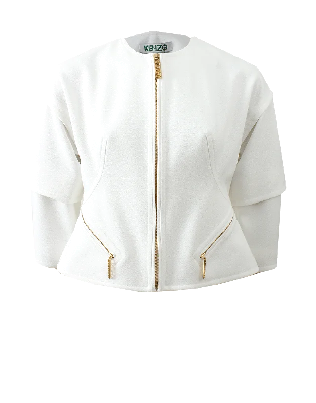 Textured Crepe Jacket