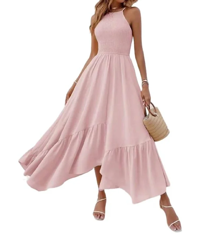 Margaret Dress In Blush